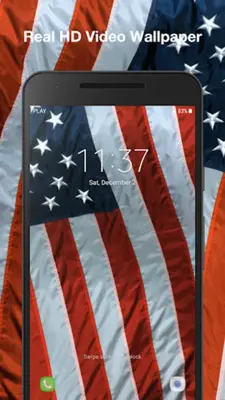 American Flag Live Wallpaper android App screenshot 1