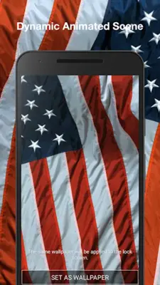 American Flag Live Wallpaper android App screenshot 2