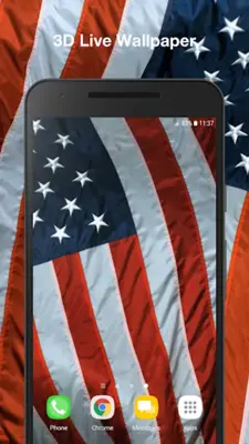 American Flag Live Wallpaper android App screenshot 3